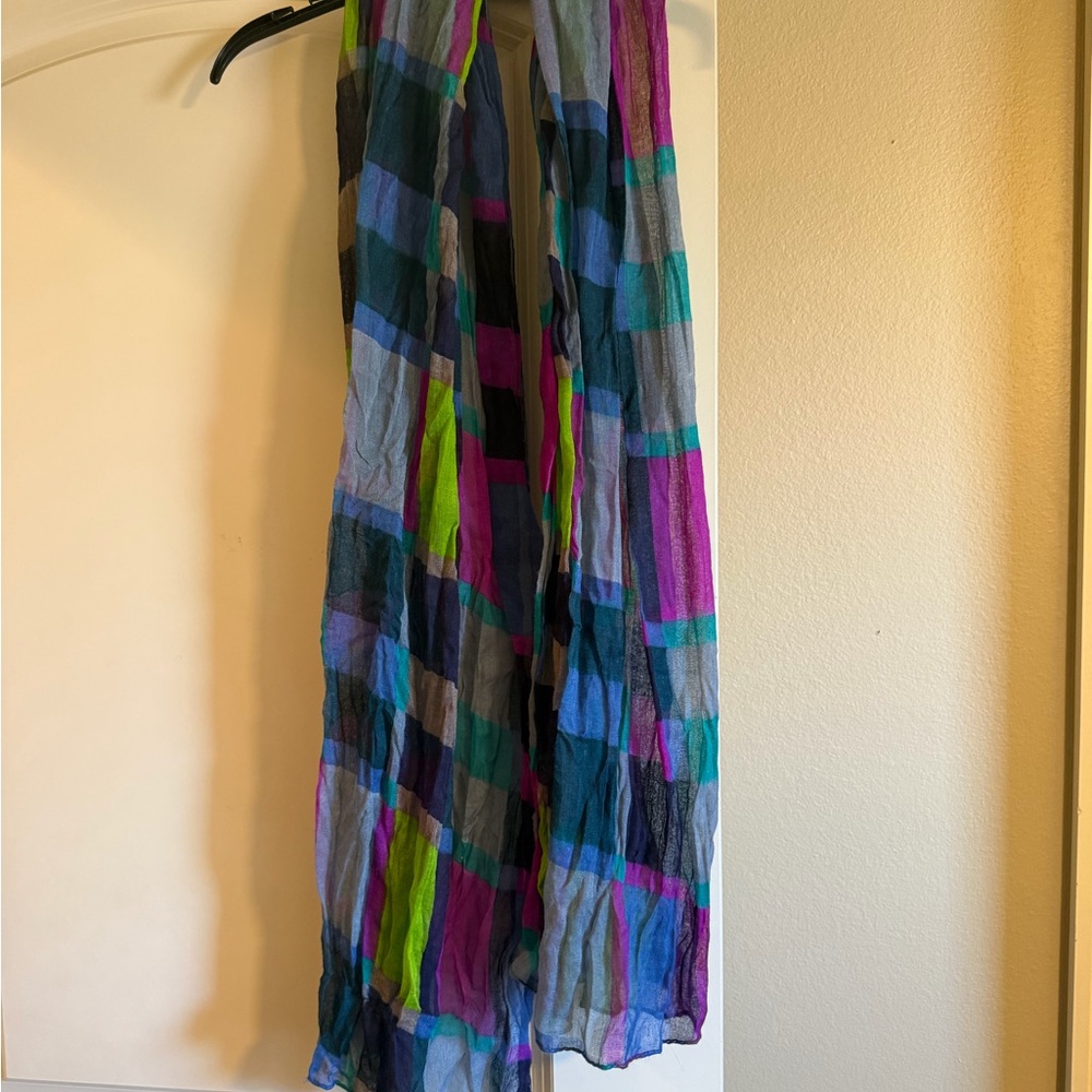 Colorful Plaid Scarf